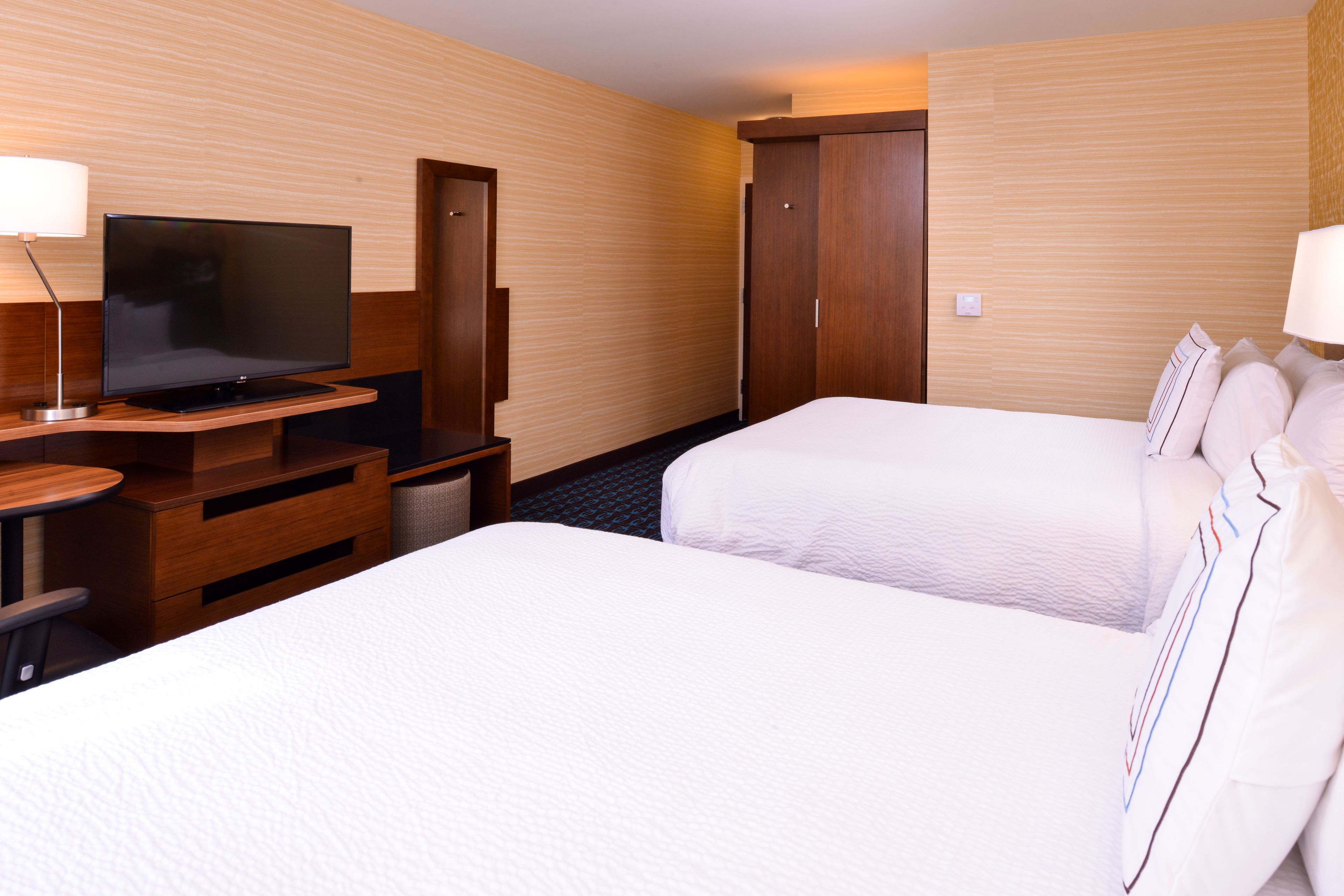 room, 2 queen beds | desk, laptop workspace, iron/ironing board, free wifi