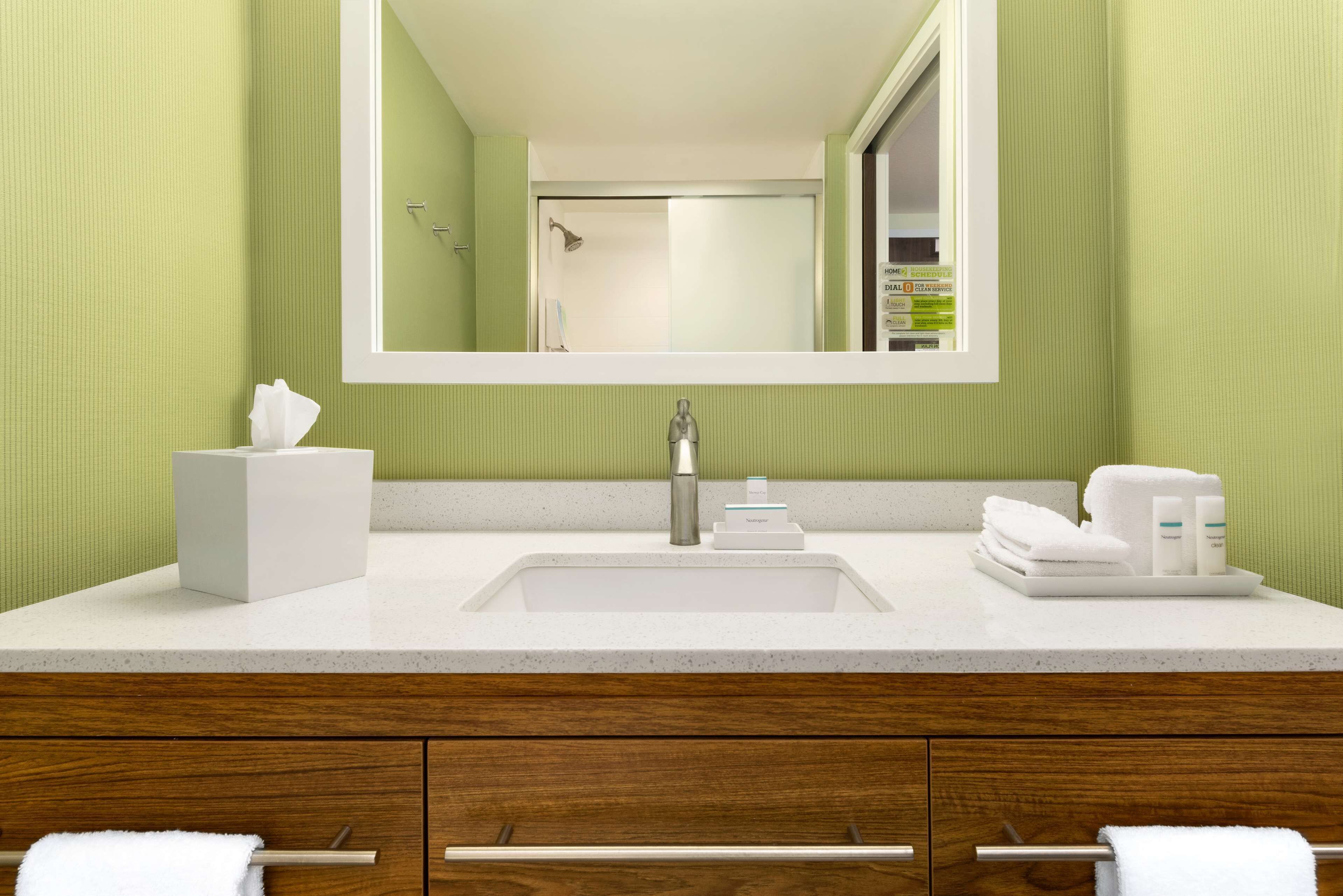 free toiletries, hair dryer, towels, soap