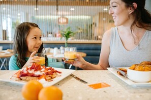 Daily cooked-to-order breakfast for a fee