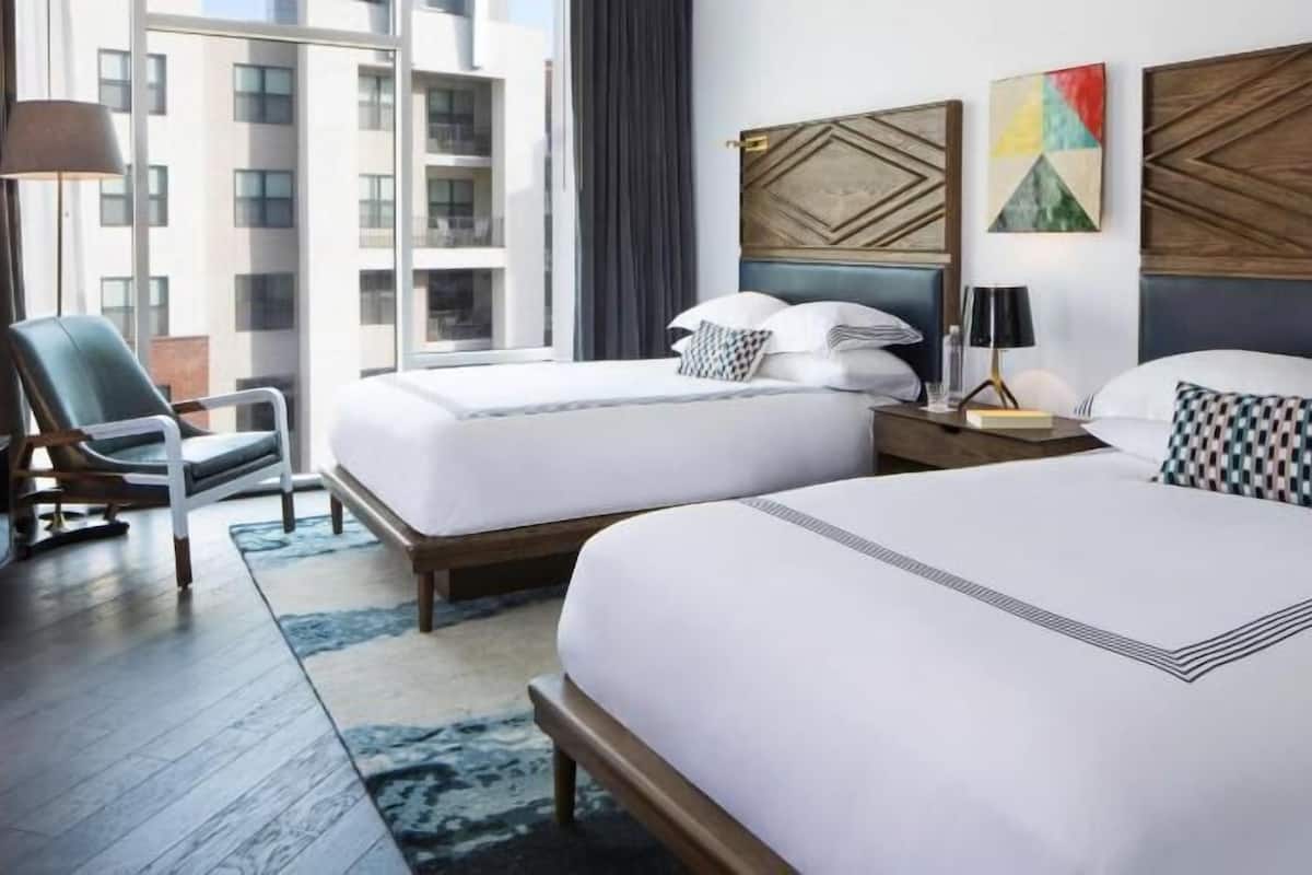Draps en coton égyptien, literie de qualité, minibar, coffre-fort