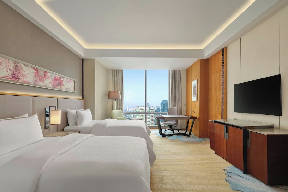 Premium Room, 2 Double Beds | Premium bedding, down comforters, minibar, in-room safe