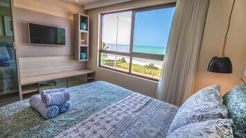 2 bedrooms, blackout drapes, soundproofing, free WiFi