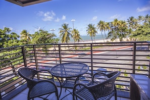 Luxury Apartment, 2 Bedrooms, Sea View, Beachfront | View from room - Luxor Cabo Branco Home Service (João Pessoa)