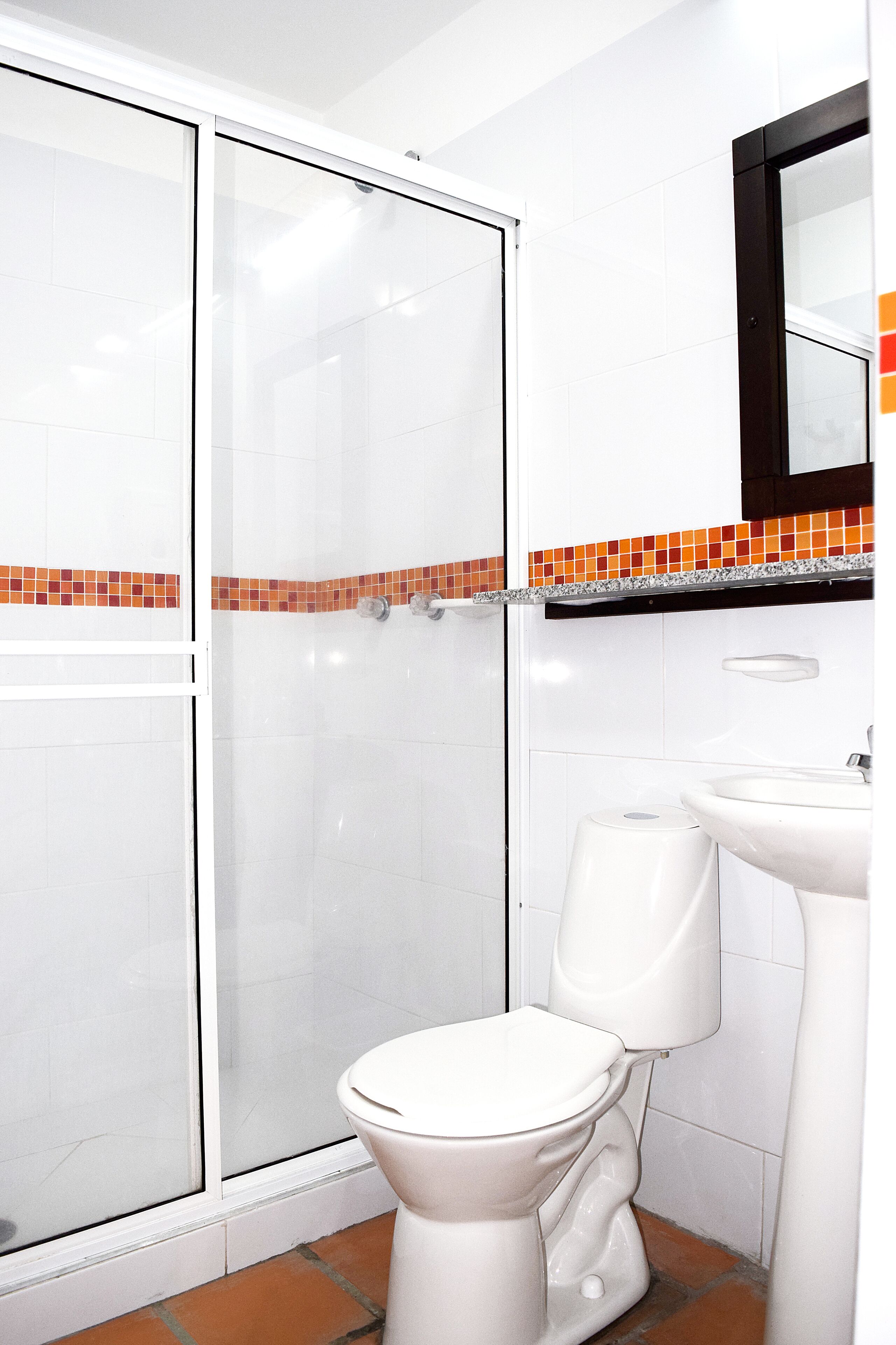 double room (fan) | bathroom | shower, towels