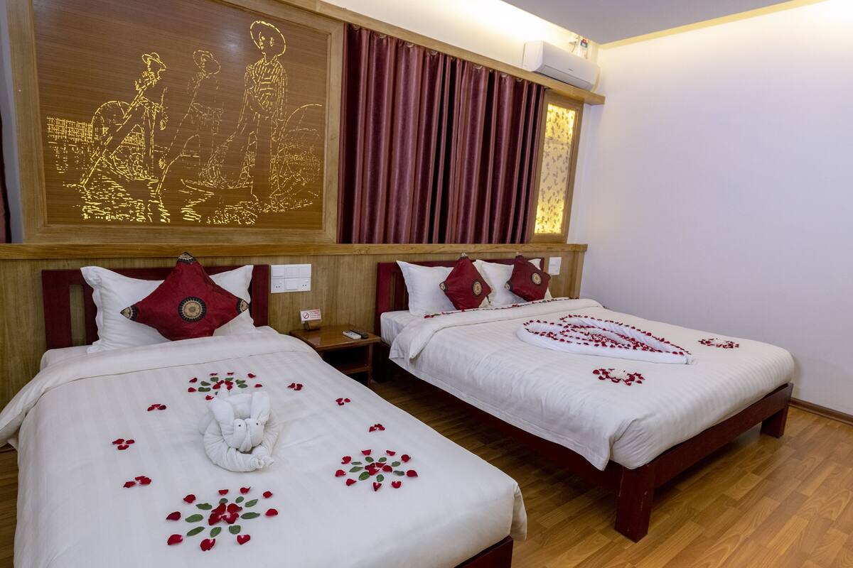 ห้องแฟมิลี่ | มินิบาร์, ตู้นิรภัยในห้องพัก, โต๊ะทำงาน, Wi-Fi ฟรี