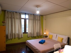 Basic Double Room with Private External Bathroom | Desk, free WiFi, bed sheets