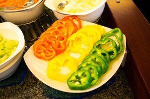 뷔페 아침 식사