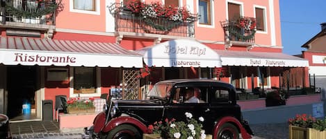 Voorkant van accommodatie