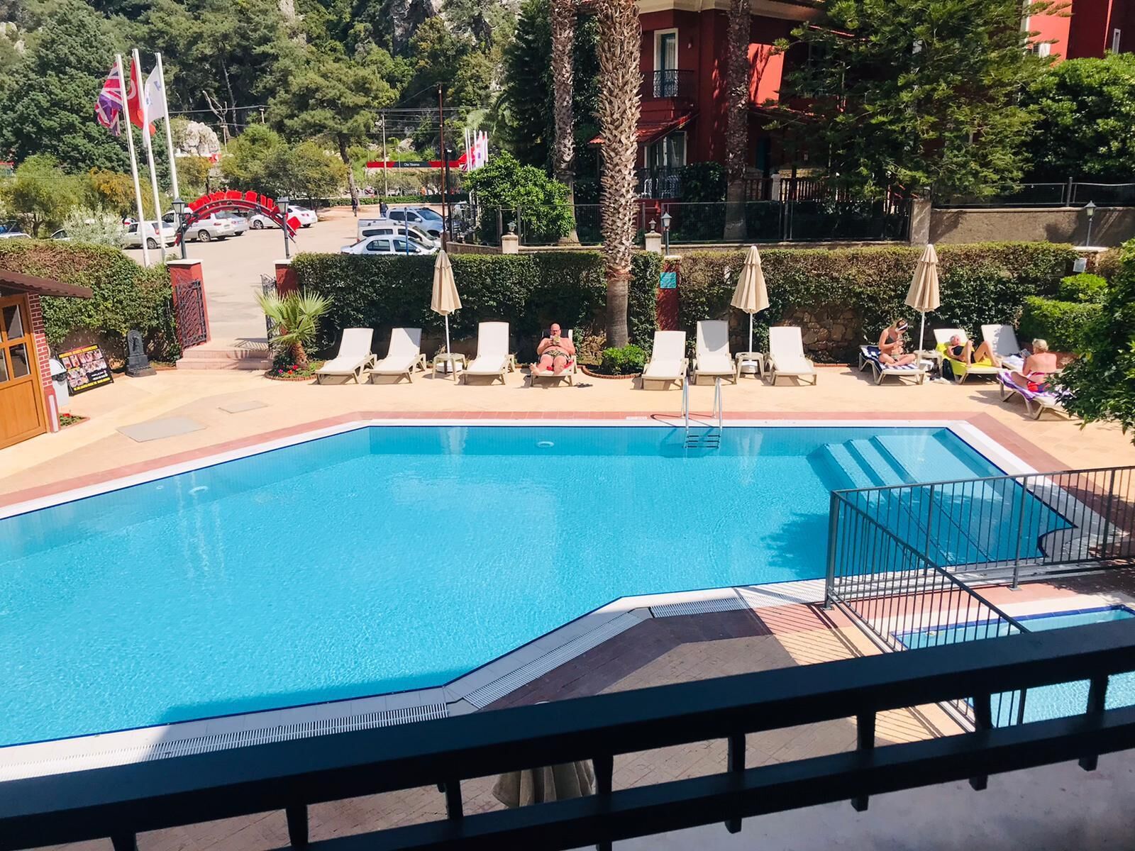 Pemandangan balkon