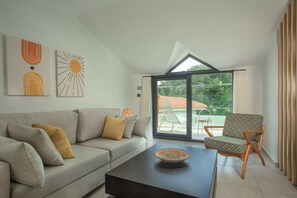 Loft Superior - 2 sovrum - bubbelbad - annex | 1 sovrum, sängtillbehör av högsta kvalitet, ljudisolering och wi-fi