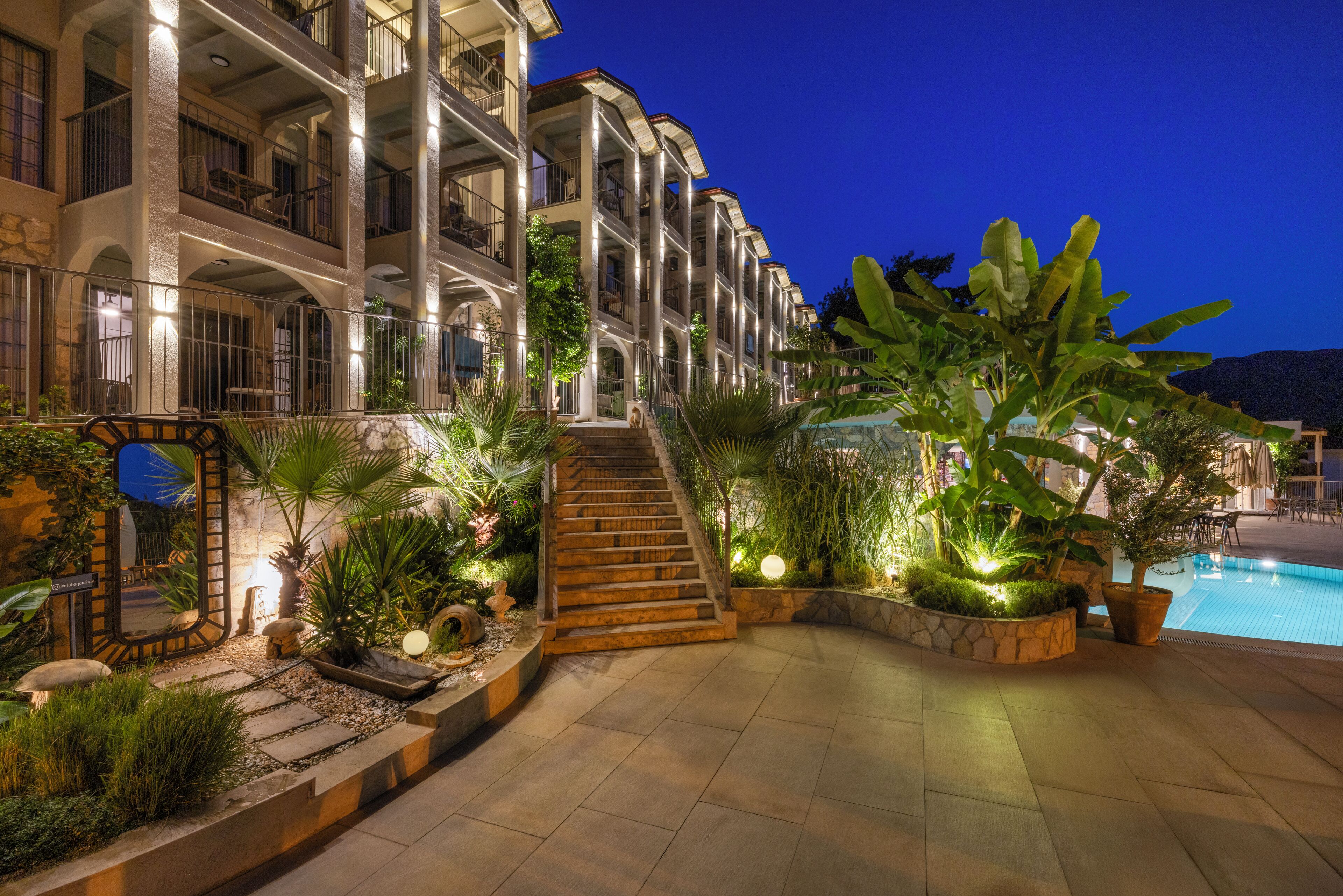 Front of property - evening/night