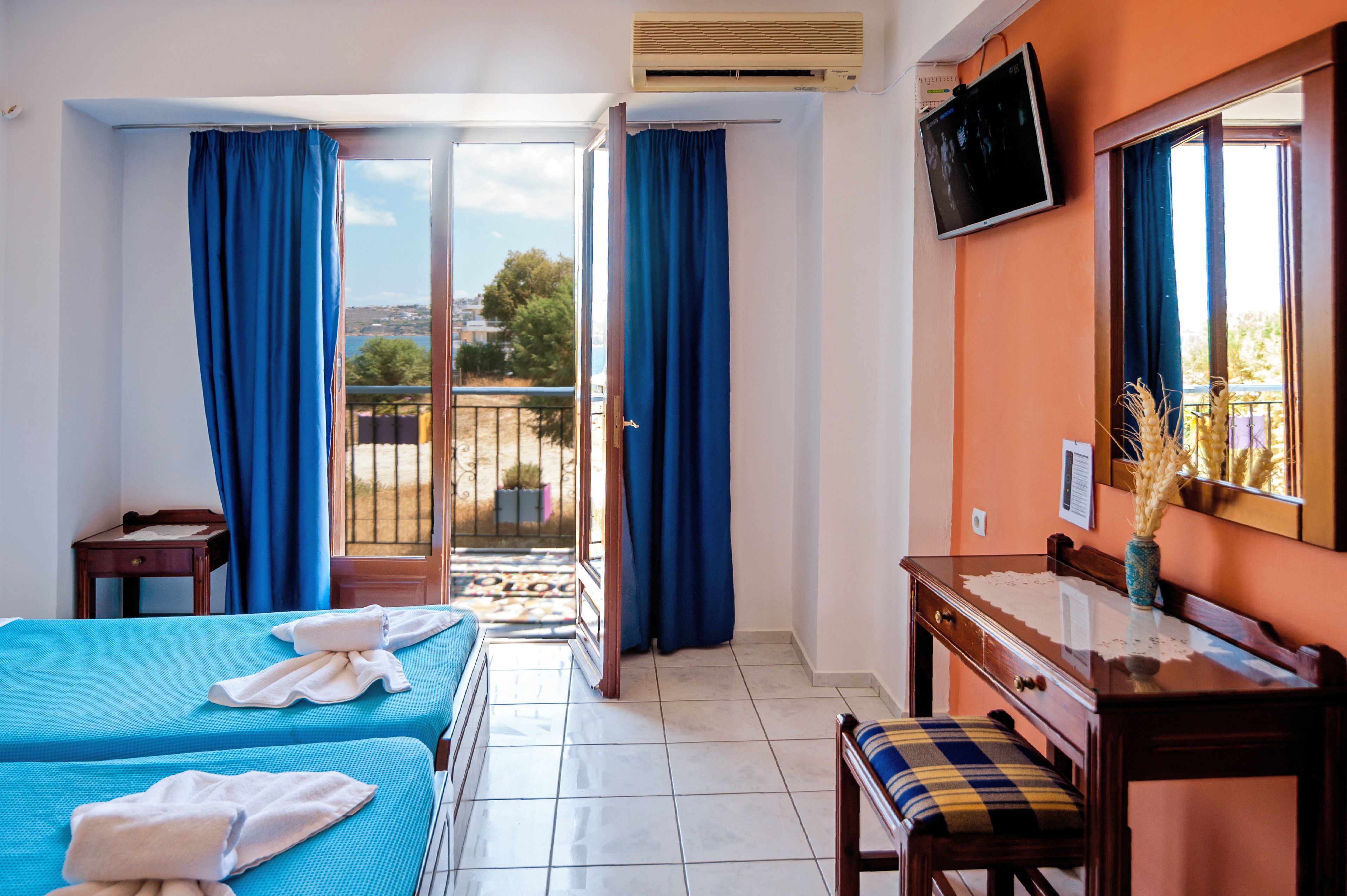 triple room, sea view | view from room