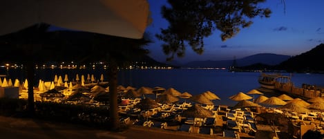 Front of property - evening/night