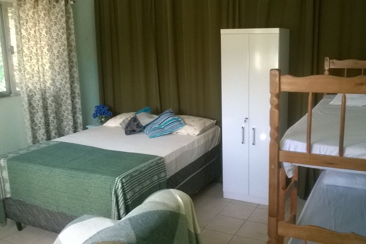 1 bedroom, blackout curtains, iron/ironing board, free WiFi