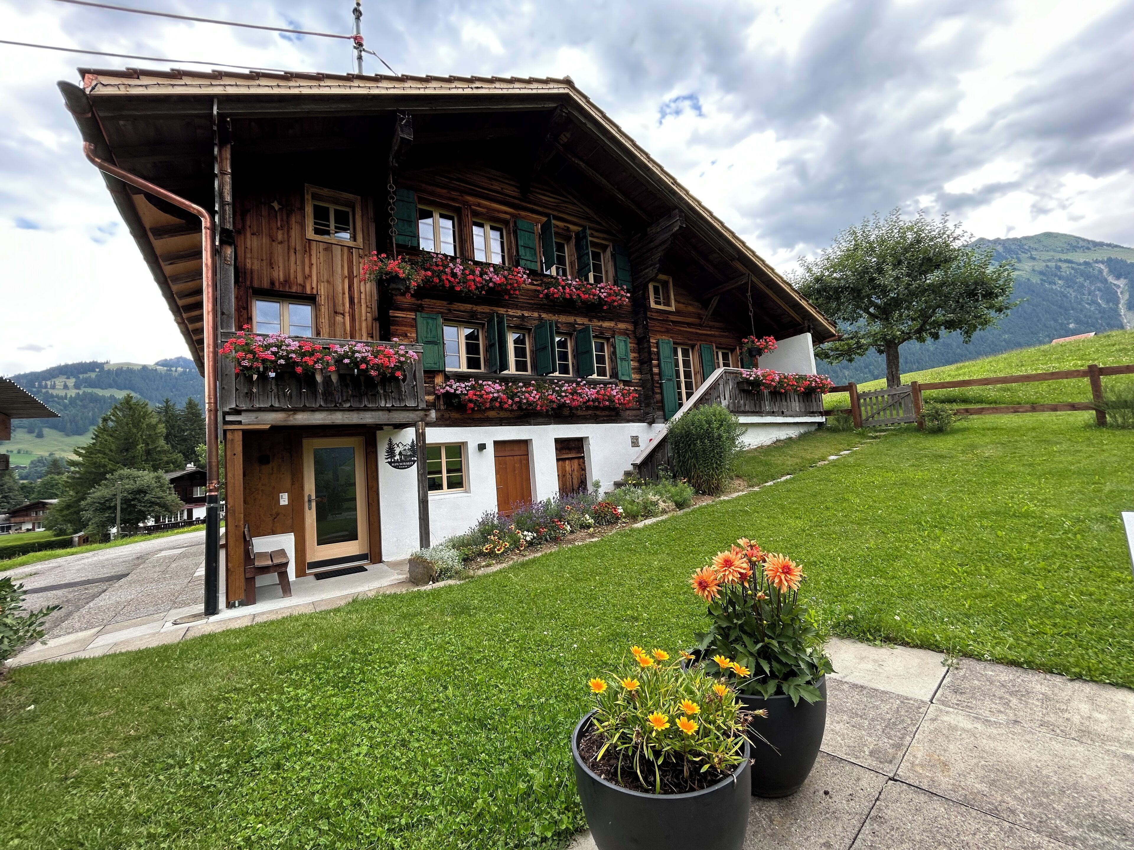 Fassade der Unterkunft