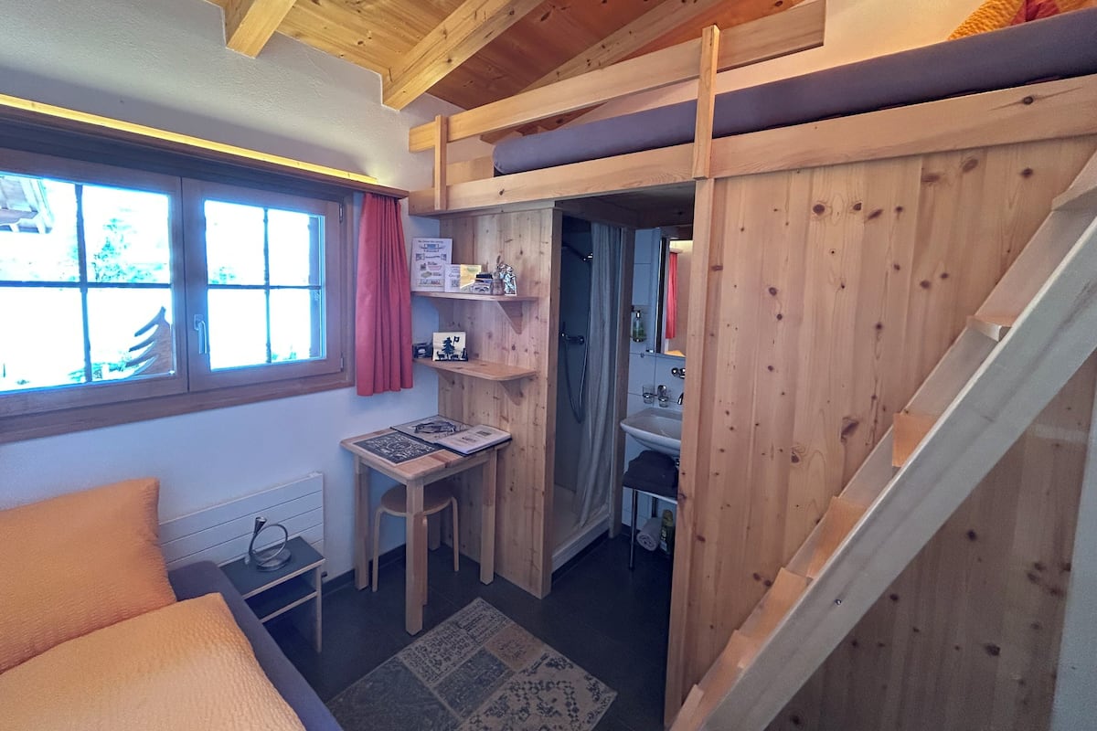 Weidhaus Stockbettzimmer | 3 habitaciones, edredón, decoración personalizada y muebles diferentes