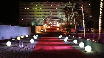 Front of property – evening/night