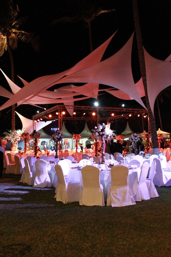 Espace mariage en plein air