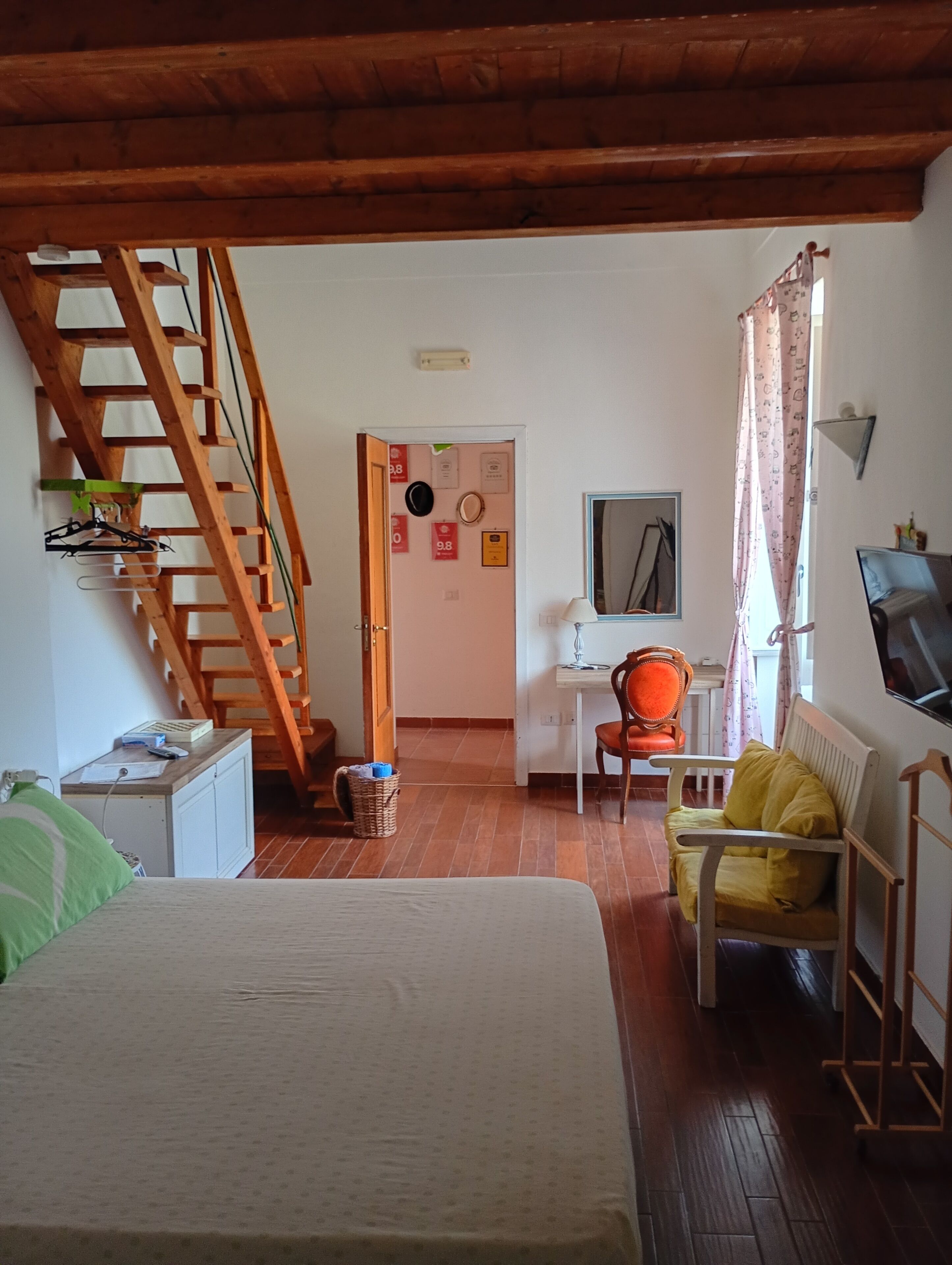Quadruple Room, Mountain View | Desk, iron/ironing board (on request), WiFi (free), bed sheets