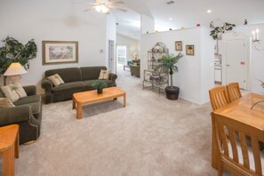 House, 3 Bedrooms | Living area | TV