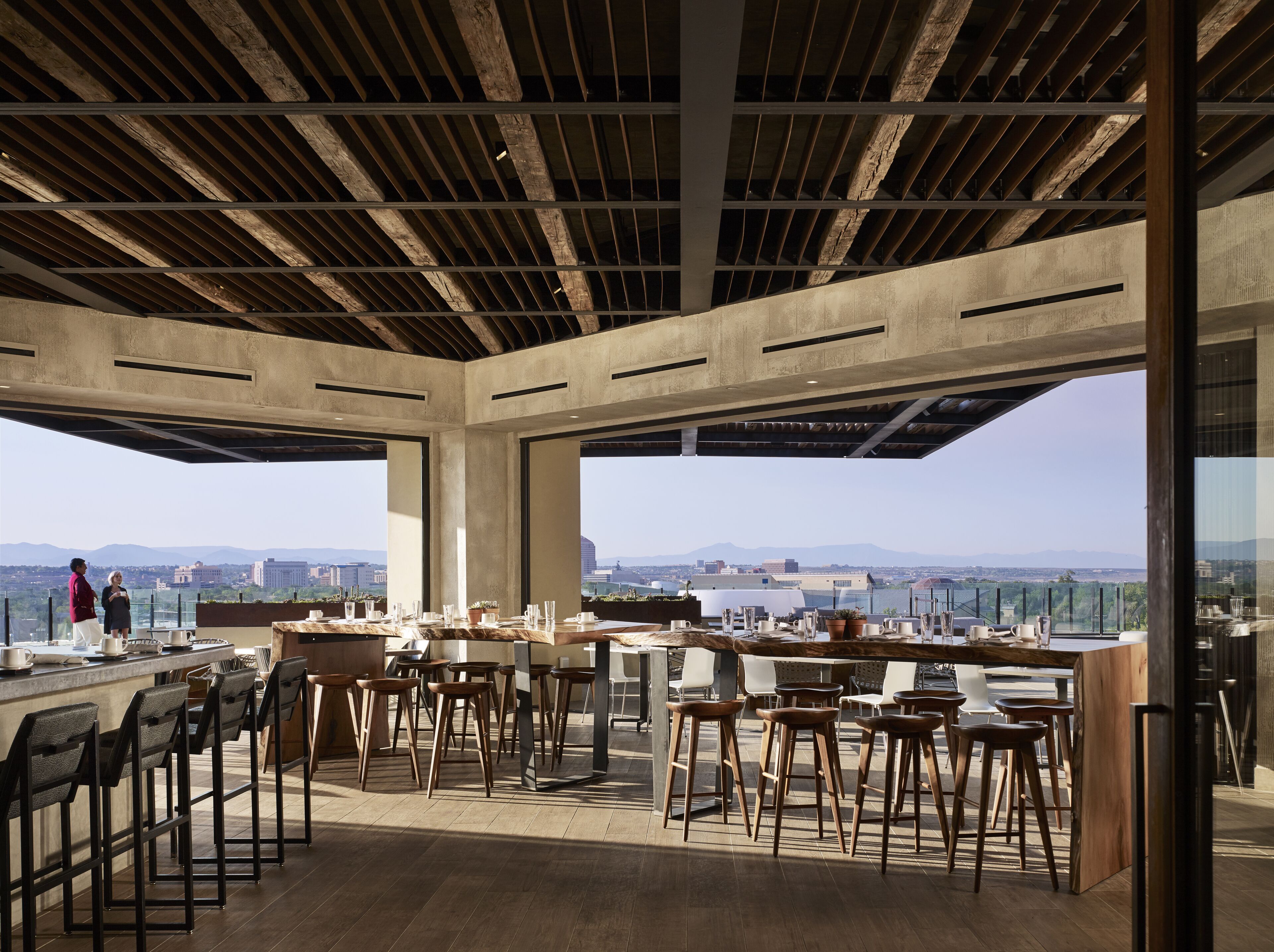 Breakfast, lunch and dinner served