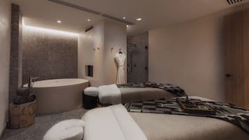 Sauna, hot stone massages, prenatal massages, facials, massages