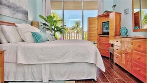 Condo, 2 Bedrooms, Balcony, Ocean View (Hamilton House 206) | 2 bedrooms, iron/ironing board, bed sheets