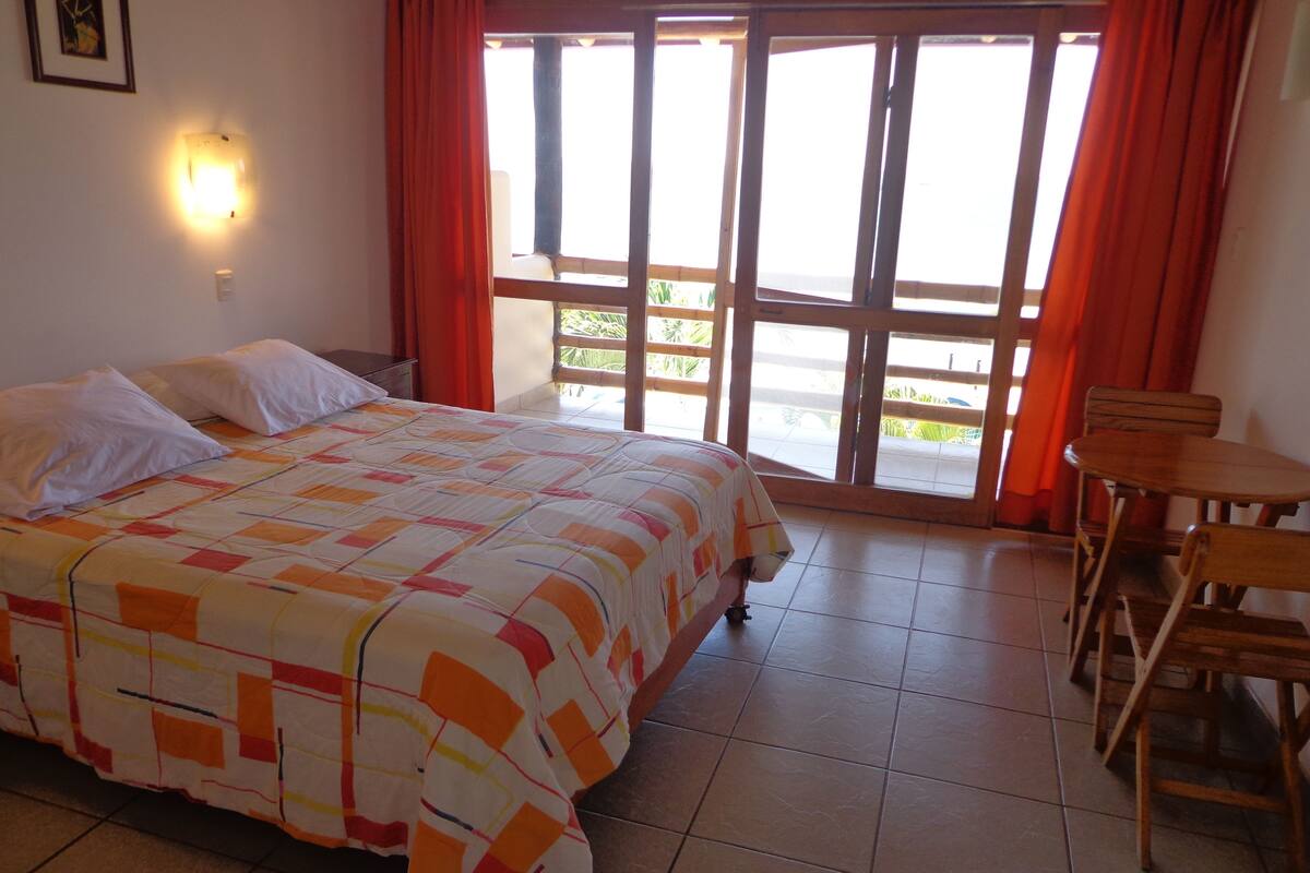Double Room, Terrace, Beach View | In-room safe, desk, cots/infant beds, rollaway beds