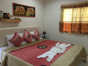 Villa Deluxe, 1 cama matrimonial, vista al jardín, en el área del patio | Camas extra y wifi gratis