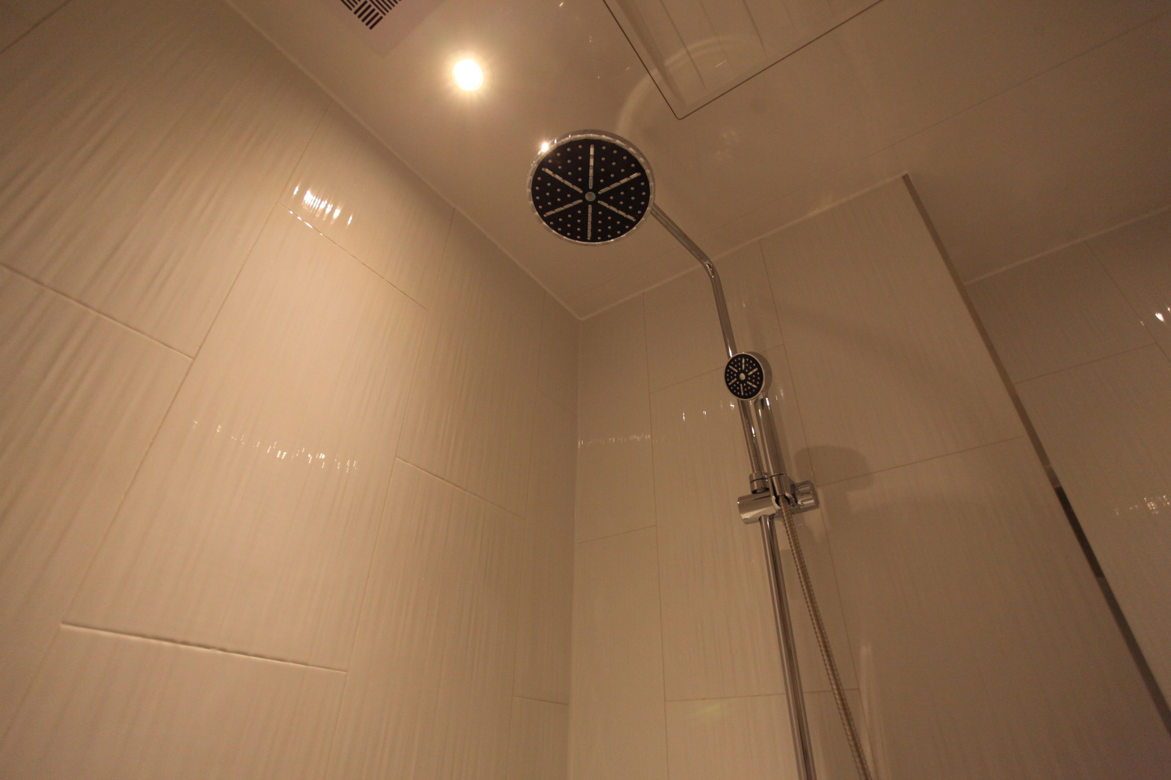 deluxe double room | bathroom shower