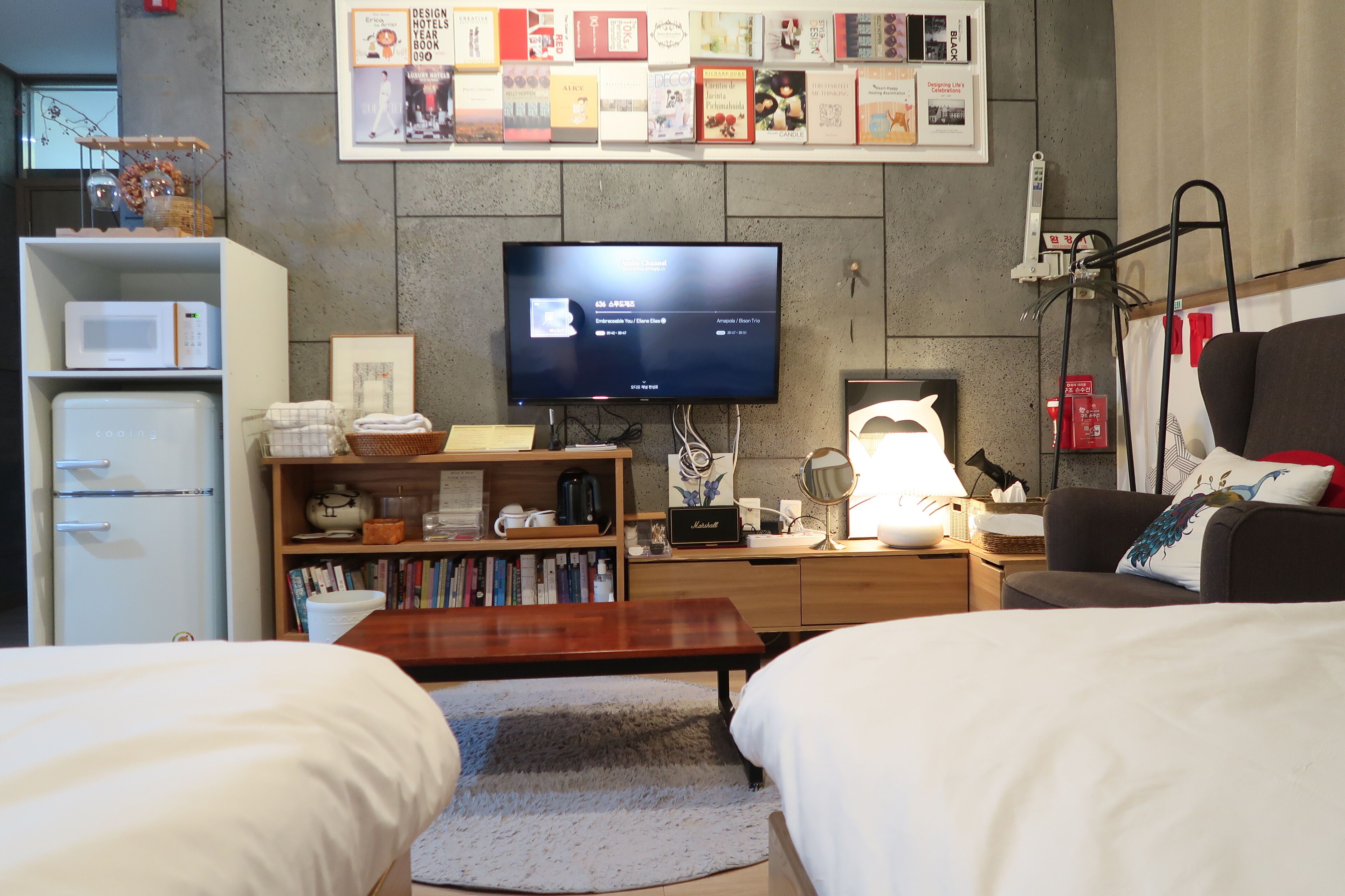 Chambre Quadruple Premium, 1 chambre, coin cuisine, vue colline | Literie de qualité supérieure, rideaux occultants, chambres insonorisées