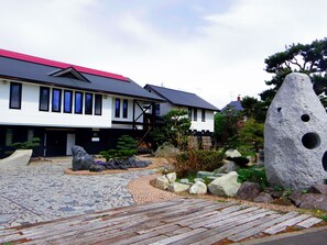 Front of property - Kunsthaus (Biei)