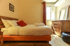 Departamento tradicional, 1 habitación | 1 habitación, ropa de cama de alta calidad y cortinas blackout 