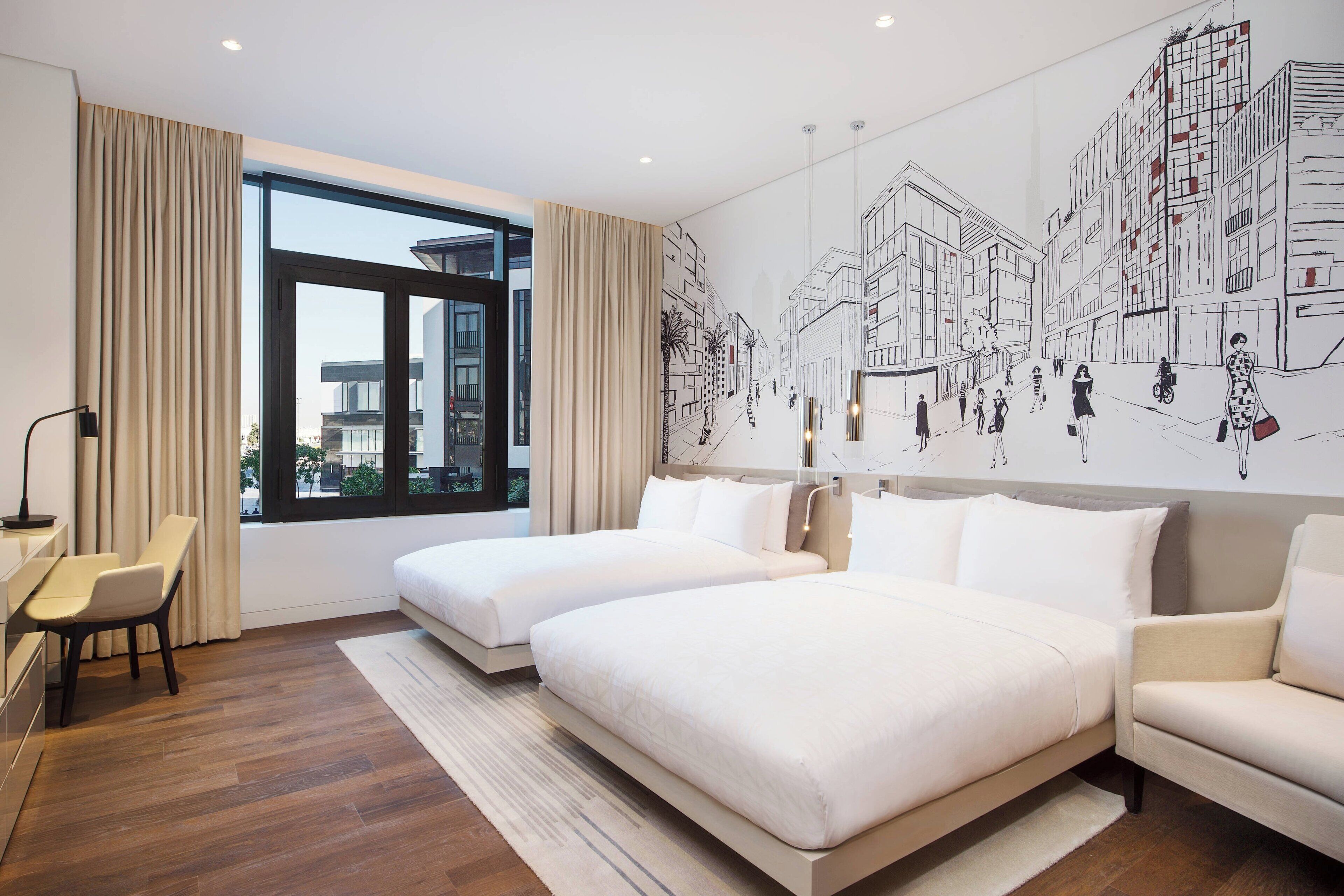 Room, 2 Bedrooms | Premium bedding, minibar, in-room safe, desk