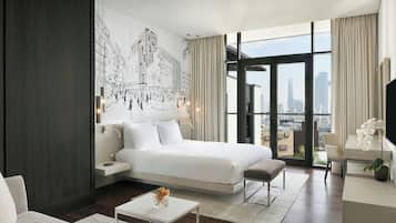 Premium Room, 1 King Bed (View) | Premium bedding, minibar, in-room safe, desk