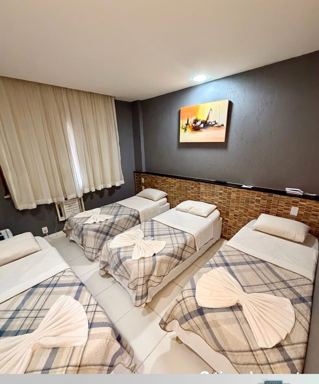 Blackout drapes, iron/ironing board (on request), WiFi (free)
