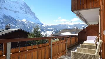 Apartment, 2 Bedrooms, Balcony, Mountain View | Balcony