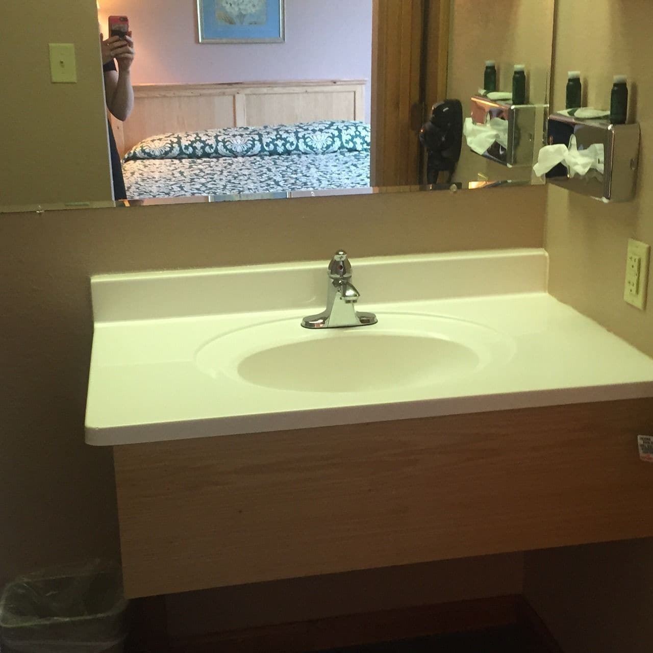 combined shower/bathtub, free toiletries, hair dryer, towels