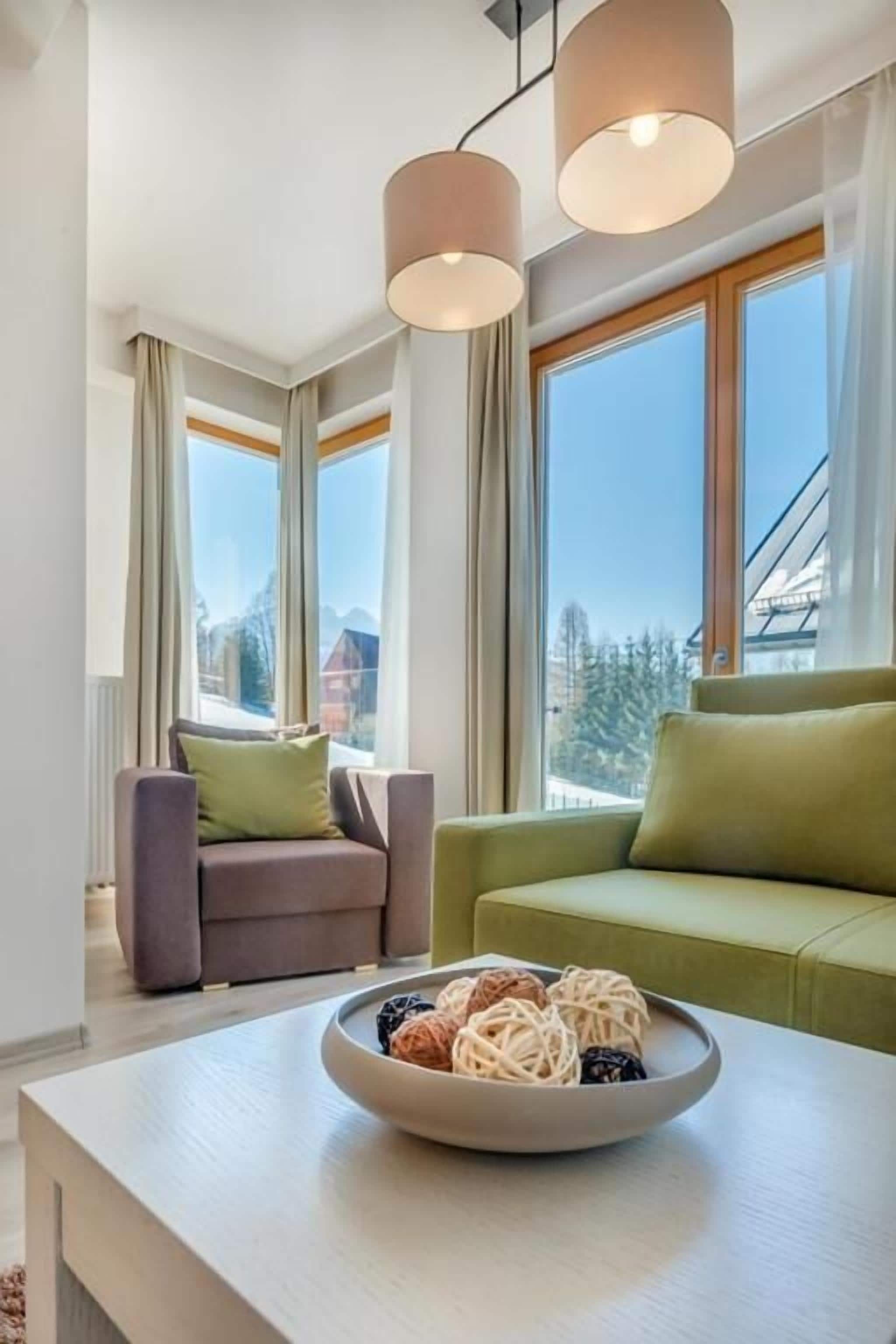Premium Apartment, Balcony, Courtyard View | Living area | Flat-screen TV