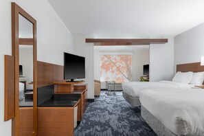 Suite, 2 Queen Beds | Desk, blackout curtains, iron/ironing board, travel cot - Fairfield Inn & Suites by Marriott Martinsburg (Martinsburg)