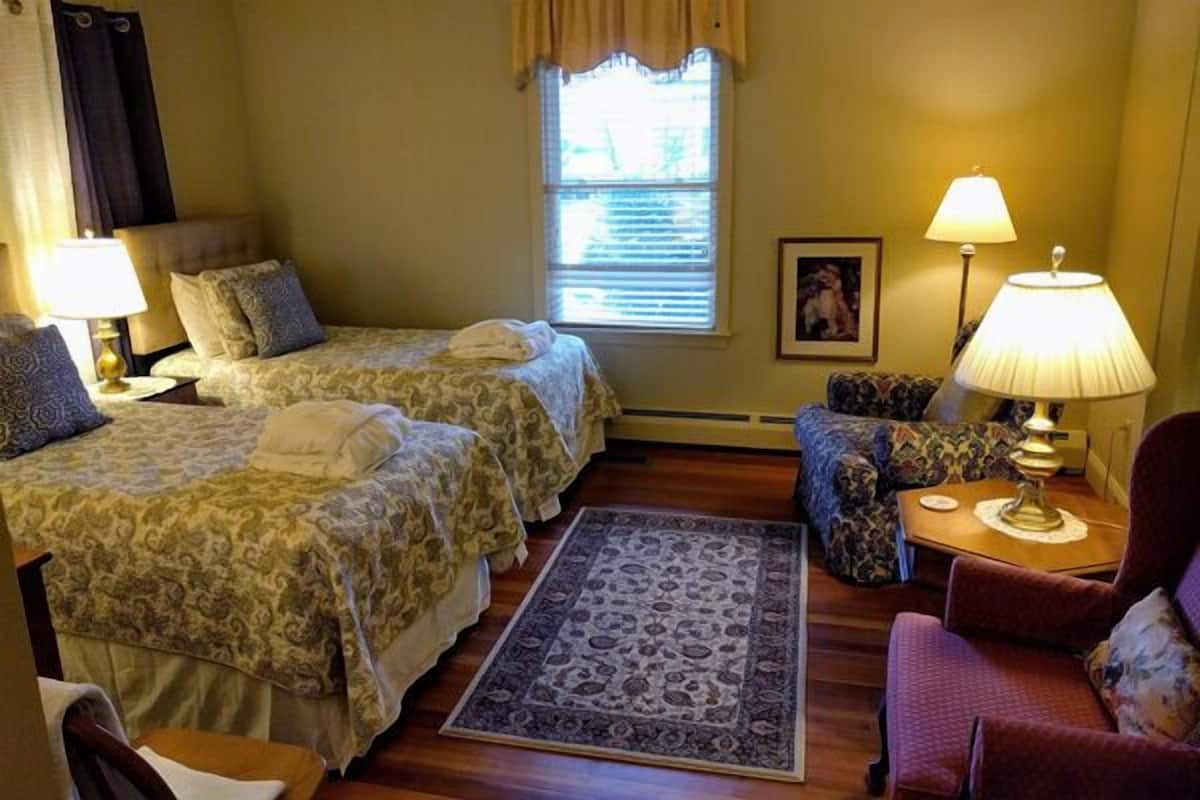 Room #1 Two Twin Beds | Iron/ironing board, free WiFi, bed sheets