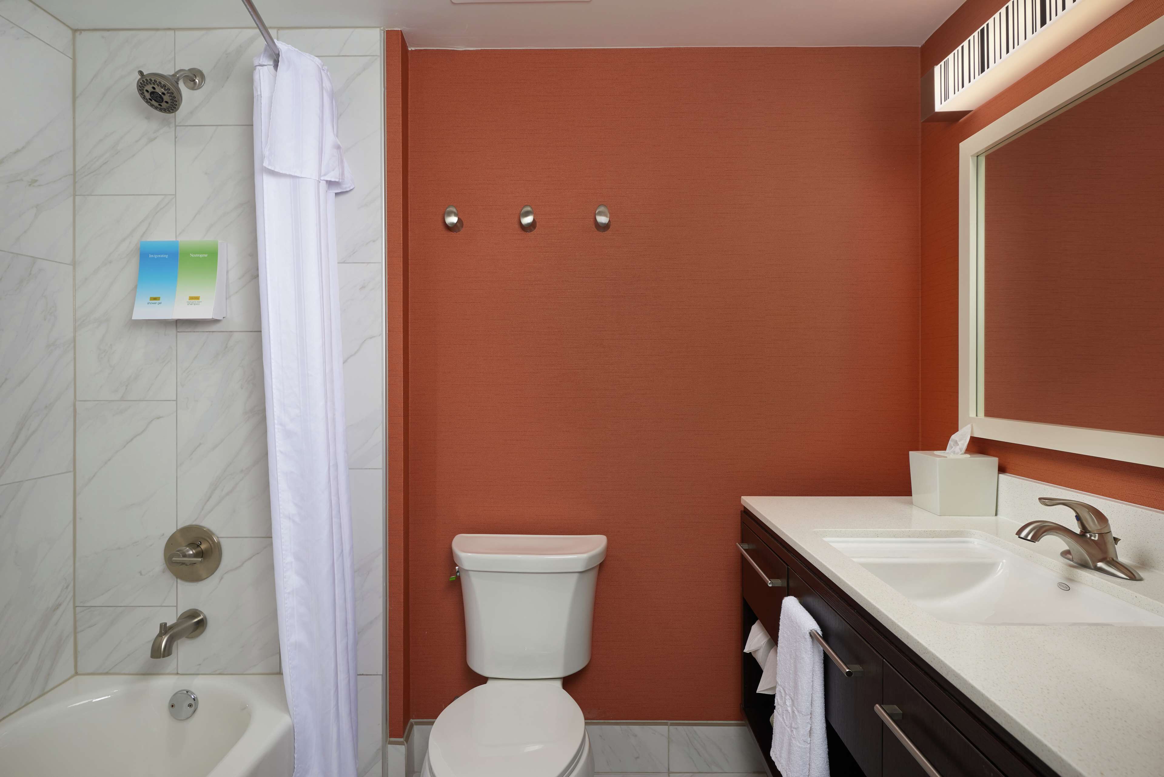 free toiletries, hair dryer, towels, soap