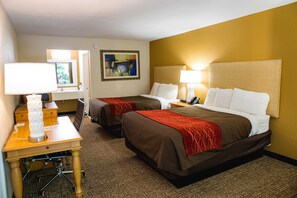 Classic Double Room, 2 Double Beds | In-room safe, desk, iron/ironing board, free WiFi - Grand Vista Hotel (Helenwood)