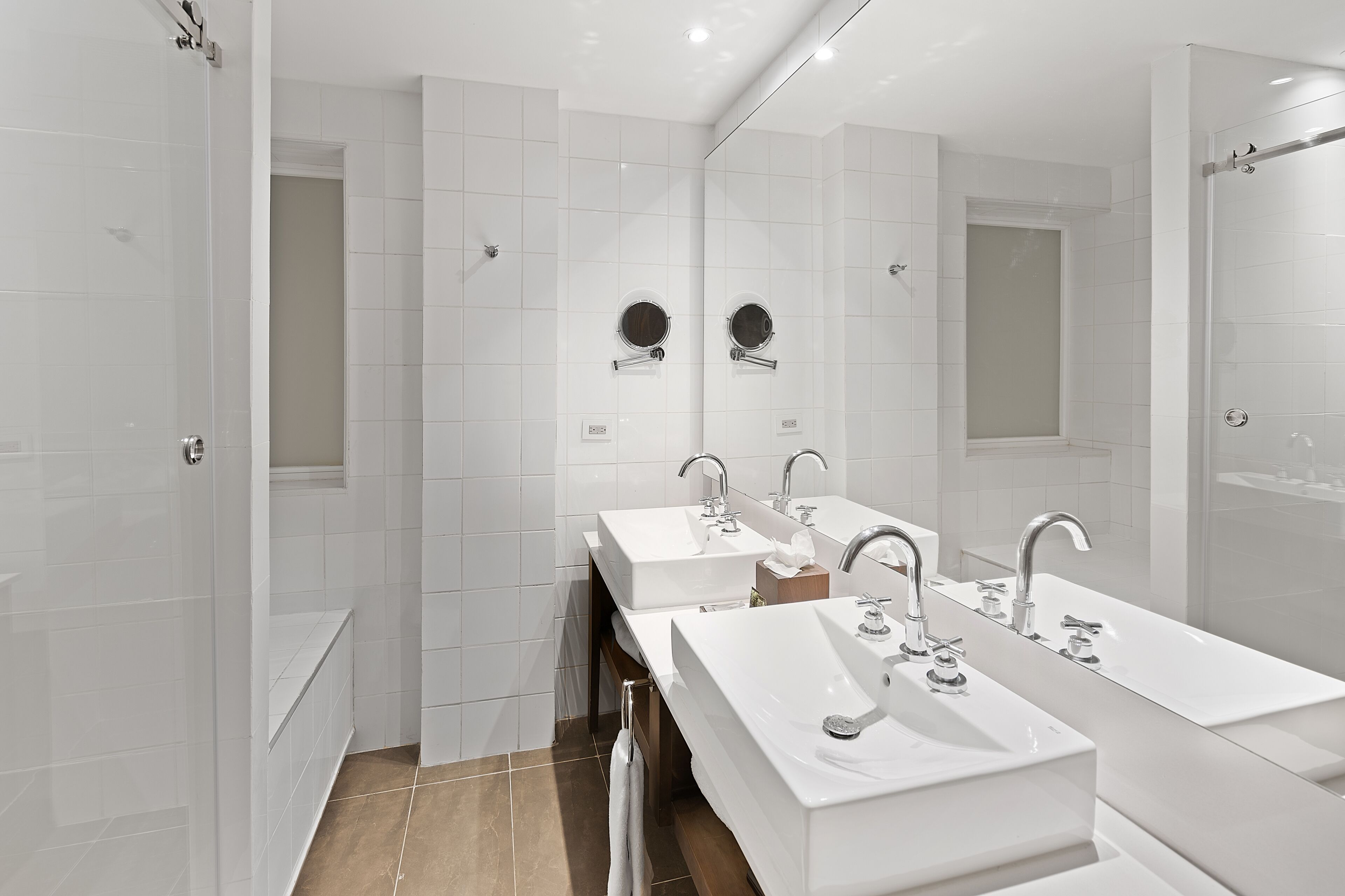 family room, 2 queen beds | bathroom | free toiletries, hair dryer, slippers, towels