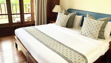 Standard Double Room, 1 Queen Bed, River View | Blackout curtains, free WiFi, bed sheets