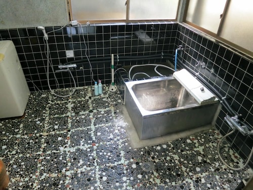 バスルームのシャワー