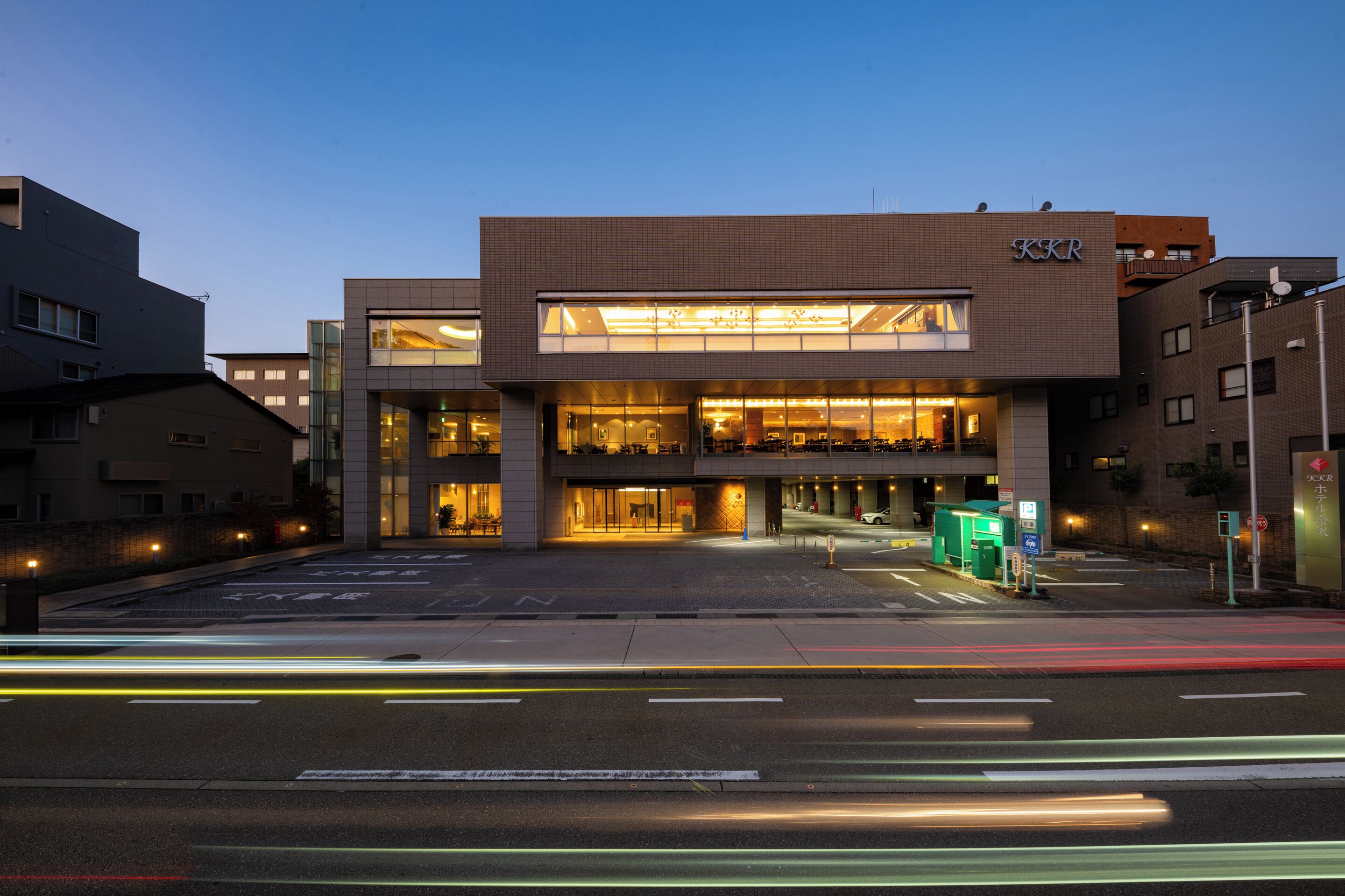 front of property – evening/night