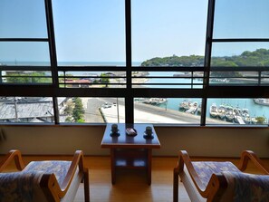 Traditional-Zimmer (Japanese Style) | Ausblick vom Zimmer