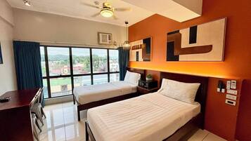 Desk, free WiFi, bed sheets, wheelchair access