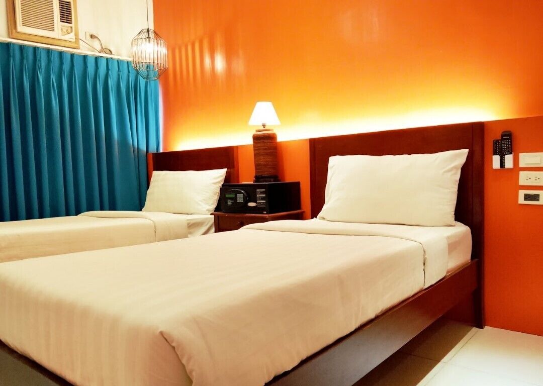 ห้องดีลักซ์ทวิน | โต๊ะทำงาน, Wi-Fi ฟรี, ผ้าปูที่นอน